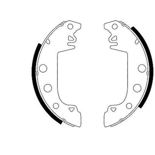 Textar Brake Shoe Set Axle Kit 91024100