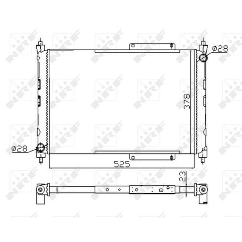 NRF Engine Radiator 55425A