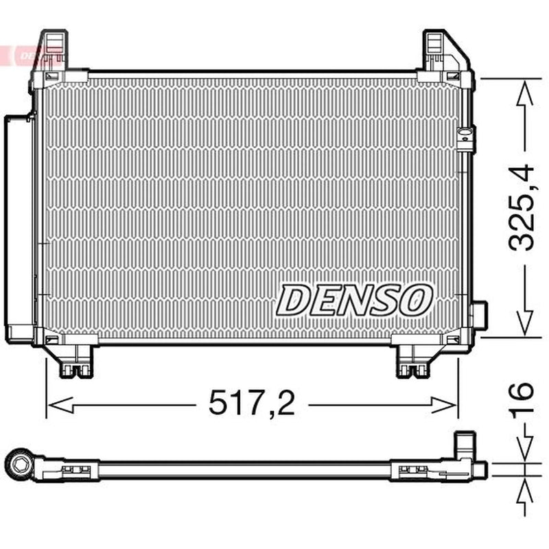 Denso Air Conditioning Condenser DCN50107