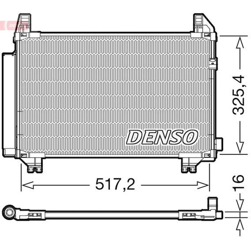 Denso Air Conditioning Condenser DCN50107