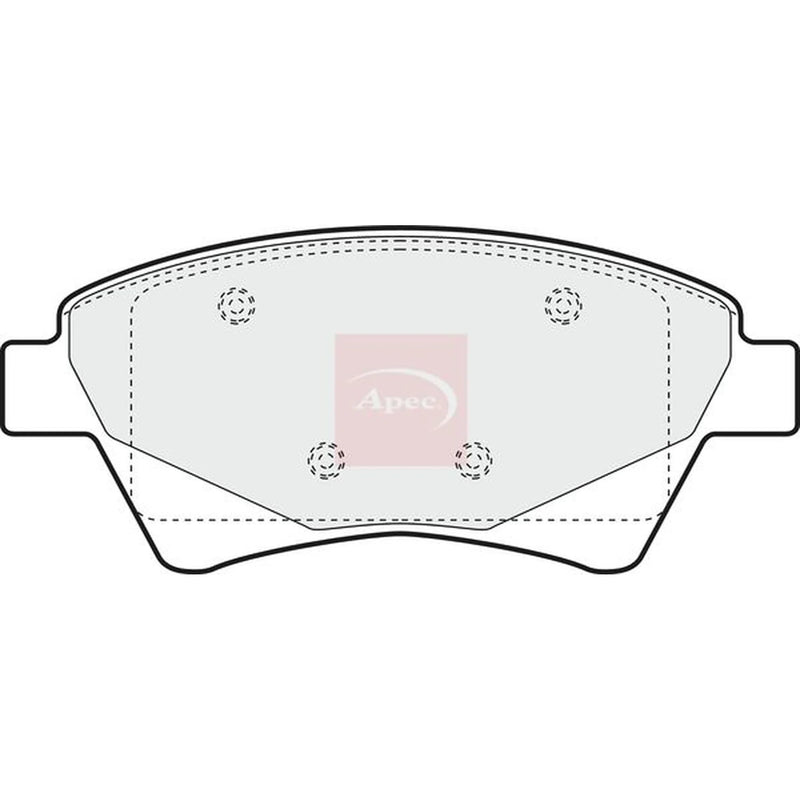 Apec Front Brake Pad Set PAD1410
