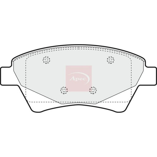 Apec Front Brake Pad Set PAD1410