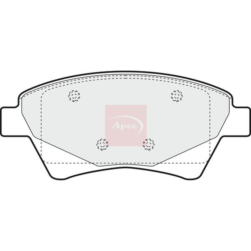Apec Front Brake Pad Set PAD1410