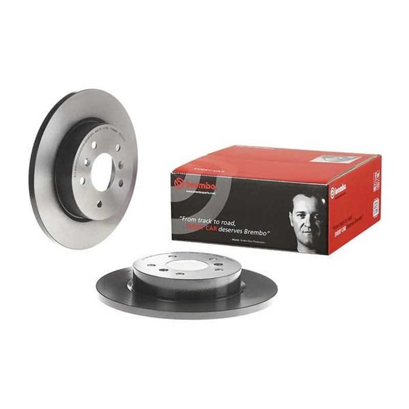 Brembo 2 x Solid Rear Brake Discs 08.C546.11