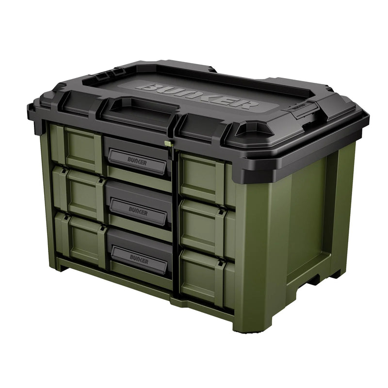 Bunker Load-Up Stacking Tool Box 570mm with 3 Drawers