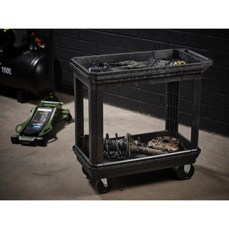 Bunker Load-Up 2-Tier Tool Trolley B600-2TC - Durable & Lightweight