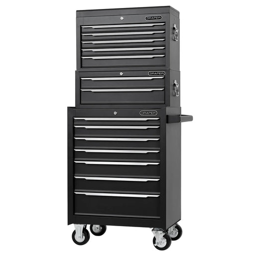 Draper Combined Roller Cabinet & Tool Chest, 14 Drawers, 26"