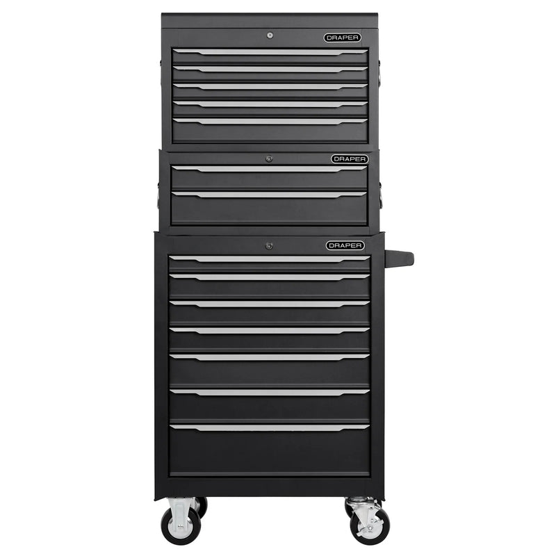 Draper Combined Roller Cabinet & Tool Chest, 14 Drawers, 26"