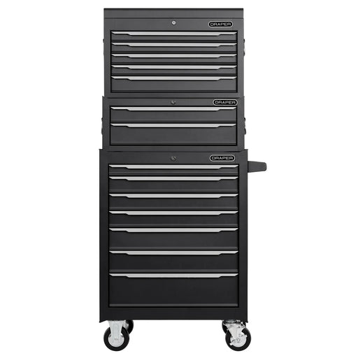 Draper Combined Roller Cabinet & Tool Chest, 14 Drawers, 26"