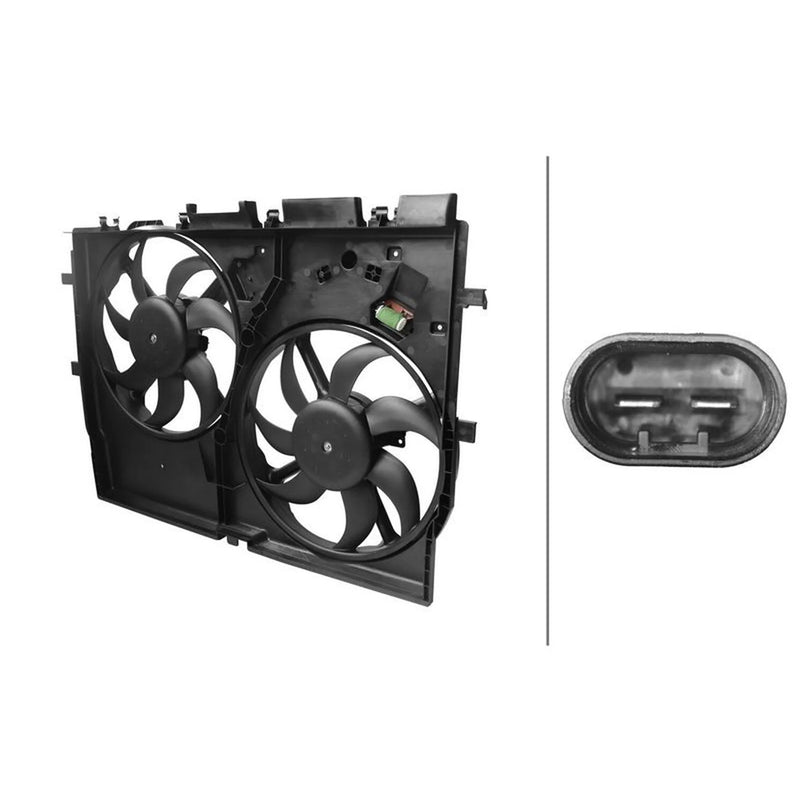 Hella Engine Cooling Fan Front 8EW 366 420-181