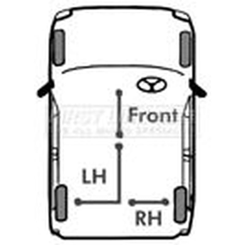 First Line Handbrake Cable Left Rear FKB2473
