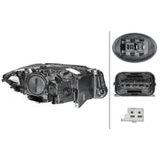 Hella Headlight Headlamp D1S/H7 Left 1ZS 010 131-611