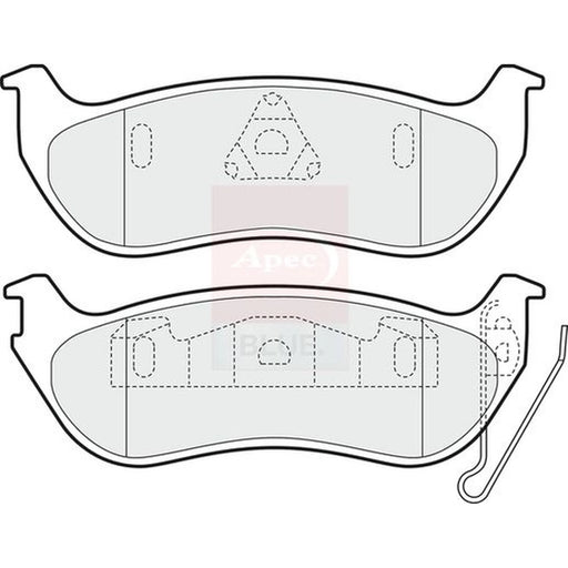 Apec Rear Brake Pad Set PD3491