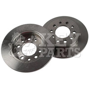 Key Parts 2 x Solid Rear Brake Discs KBD4625