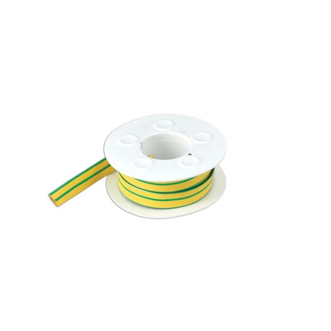 Connect Yellow / Green Earth Heat Shrink - Roll 3m 7-15mm