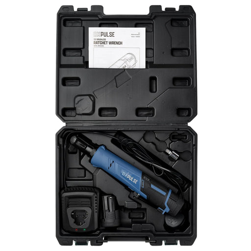 DXPULSE 12V Brushless Ratchet Wrench Kit with 2 x 2.0Ah Batteries