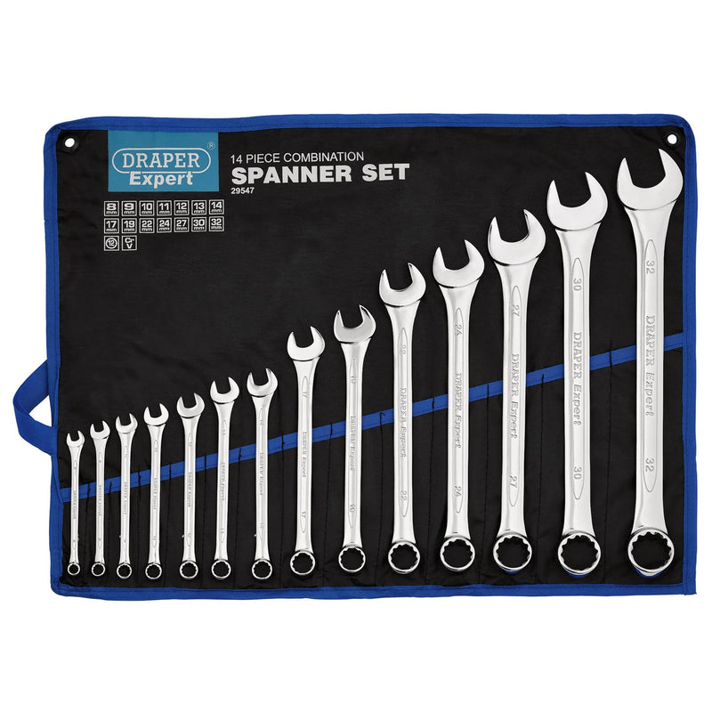 Draper Expert HI-TORQ® Metric Spanner Set 14 Piece