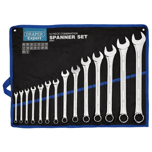 Draper Expert HI-TORQ® Metric Spanner Set 14 Piece