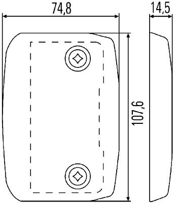 Hella 2BA 008 260-017 Direction Indicator