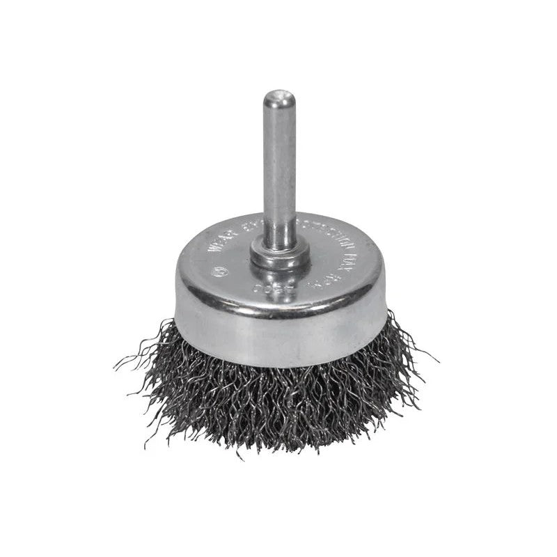 Faithfull Wire Cup Brush x 6mm Shank, 0.30mm Wire 50-75mm