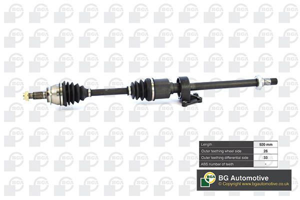 BGA CV Drive Shaft Driveshaft Front Right