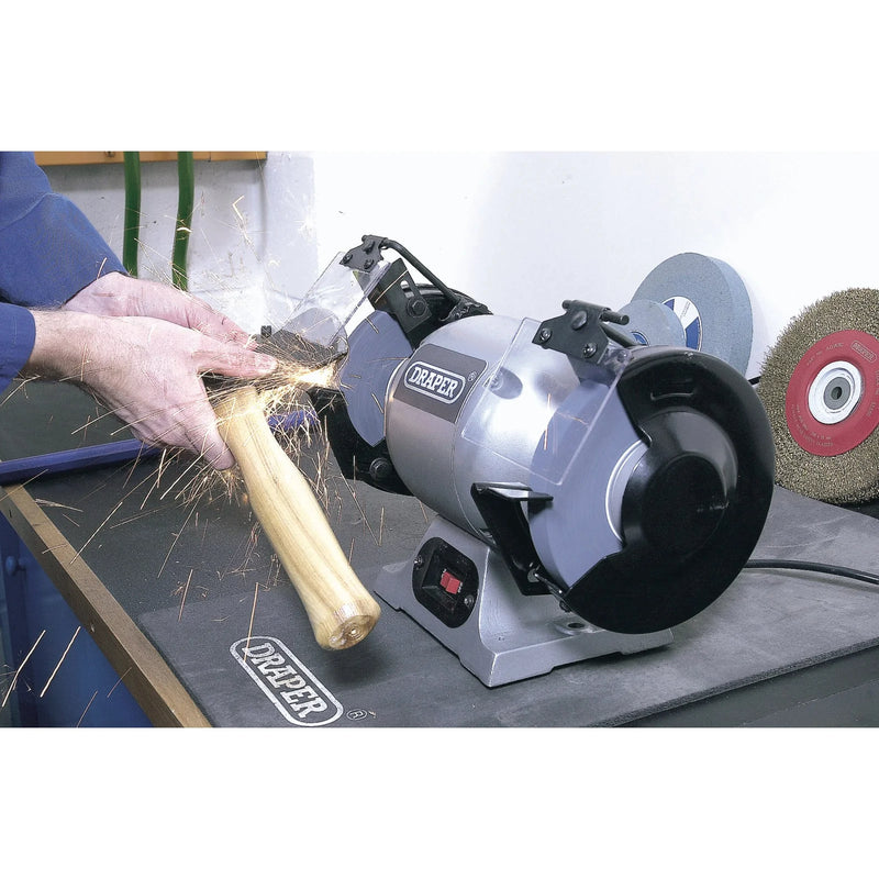 Draper Bench Grinder 150mm 370W Heavy Duty Power Tool