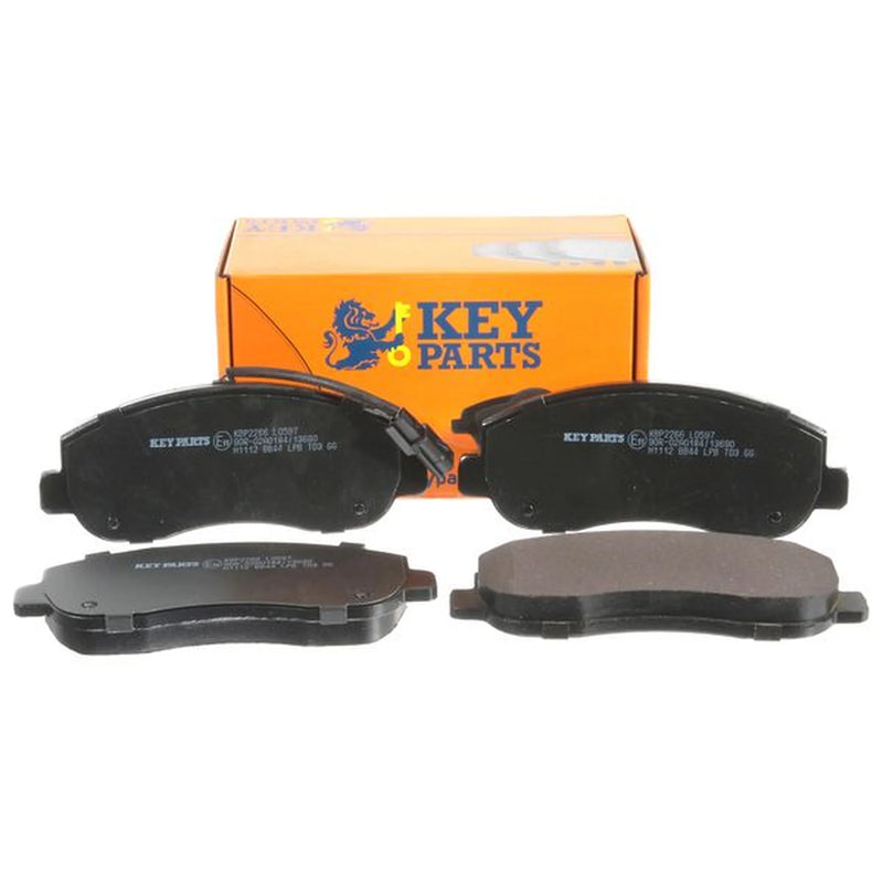 Key Parts 4 x Front Brake Pad Set KBP2266