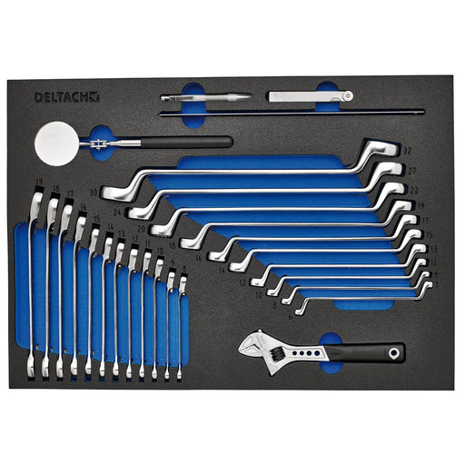 Bunker Ring Spanner & Open End Ratchet Set 27 Piece
