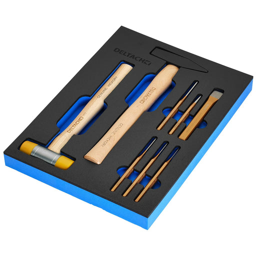 Bunker Hammer and Pin Punch Set 8 Piece with EVA Foam Inlay