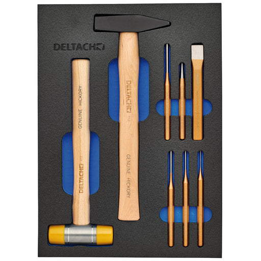 Bunker Hammer and Pin Punch Set 8 Piece with EVA Foam Inlay