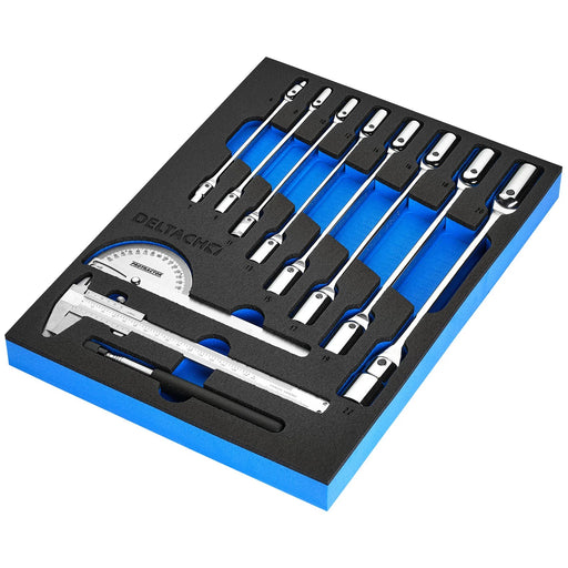 Bunker Knee Wrench Set 10 Piece EVA Foam Inlay 565x397mm