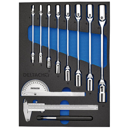 Bunker Knee Wrench Set 10 Piece EVA Foam Inlay 565x397mm