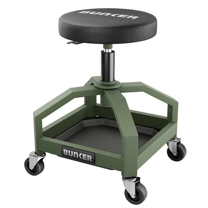 Bunker Adjustable Work Stool Pneumatic Height 580-780mm