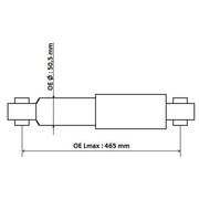 KYB Shock Absorber Damper Strut Rear 345700