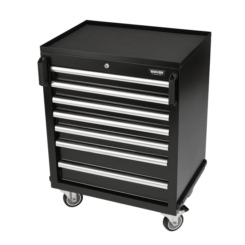 Bunker Mobile Cabinet 7 Drawer 646mm Steel Storage Unit