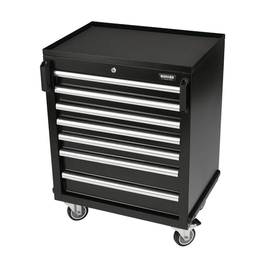 Bunker Mobile Cabinet 7 Drawer 646mm Steel Storage Unit