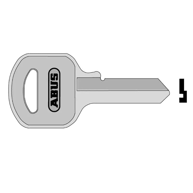 ABUS Mechanical 55/60 60mm Key Blank (K/A Only) - 10002885-01