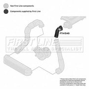 First Line Intercooler Turbo Charge Air Hose FTH1540