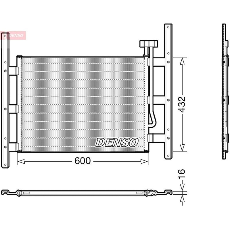 Denso Air Conditioning Condenser DCN99067