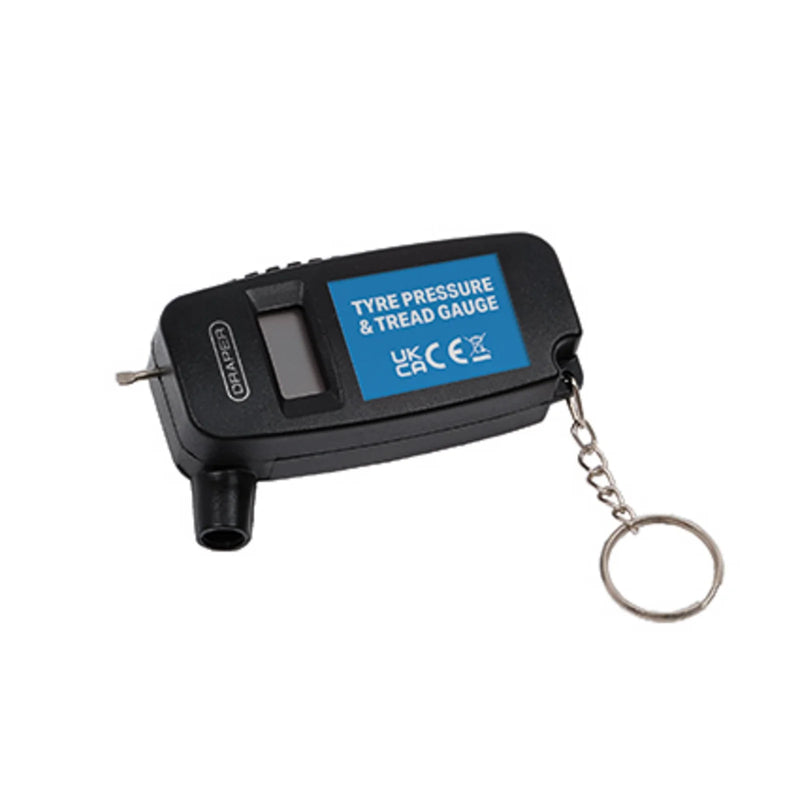 Draper Digital Tyre Pressure & Tread Depth Gauge TTPG