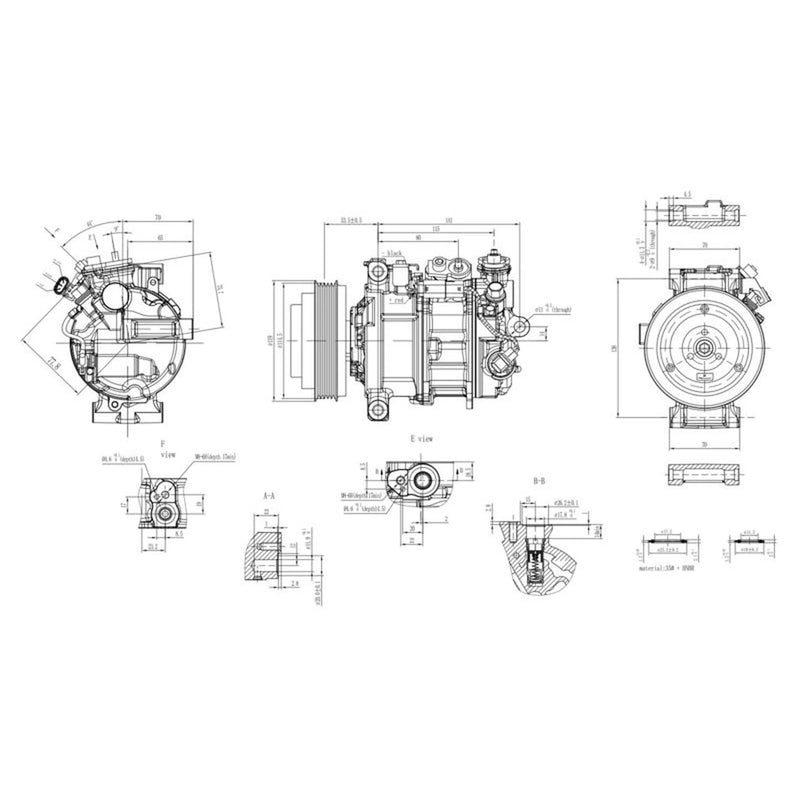 Hella Air Conditioning Compressor 8FK 366 200-881