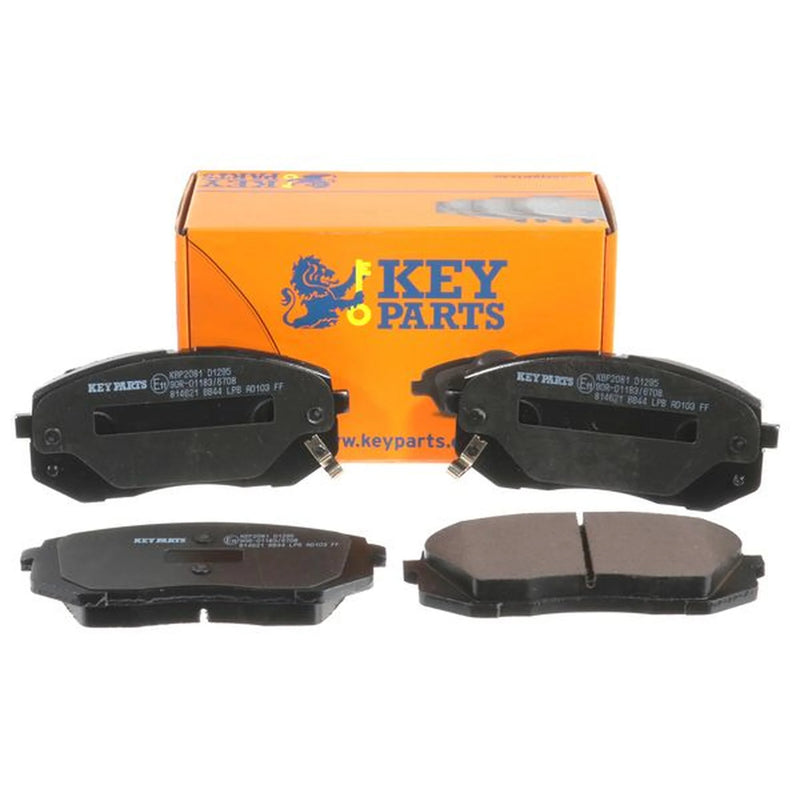 Key Parts 4 x Front Brake Pad Set KBP2081