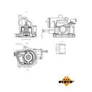 NRF Thermostat,Coolant 725153