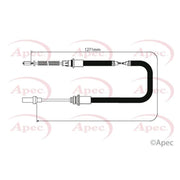 Apec Handbrake Cable Left Rear CAB1543