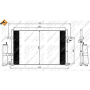NRF Air Conditioning Condenser 35573