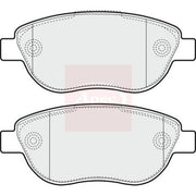 Apec Front Brake Pad Set PAD1630