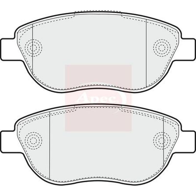 Apec Front Brake Pad Set PAD1630