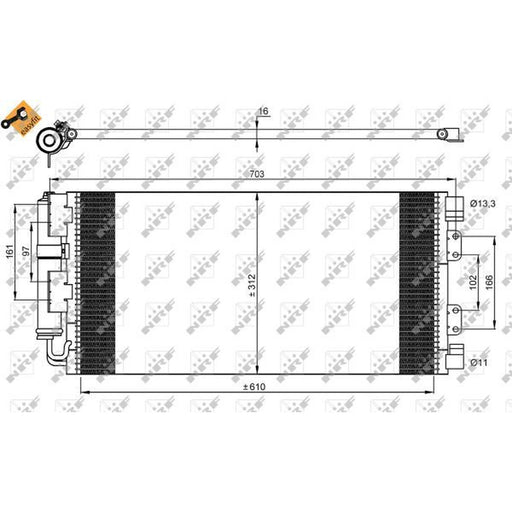 NRF Air Conditioning Condenser 35548
