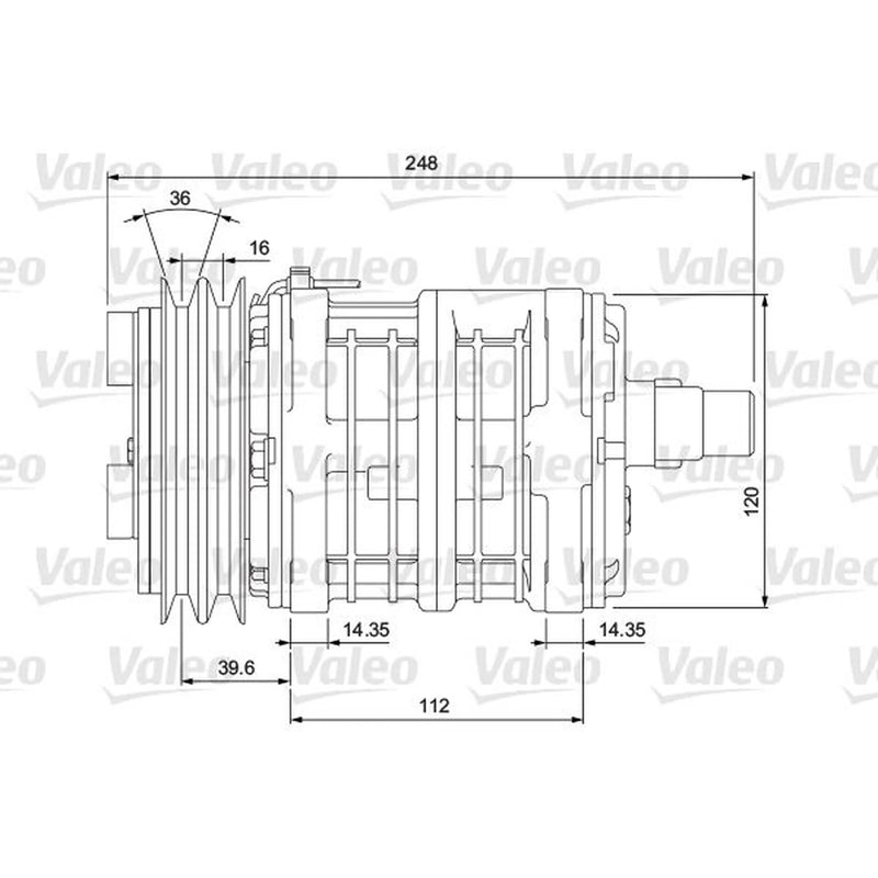 Valeo Air Conditioning Compressor 700857