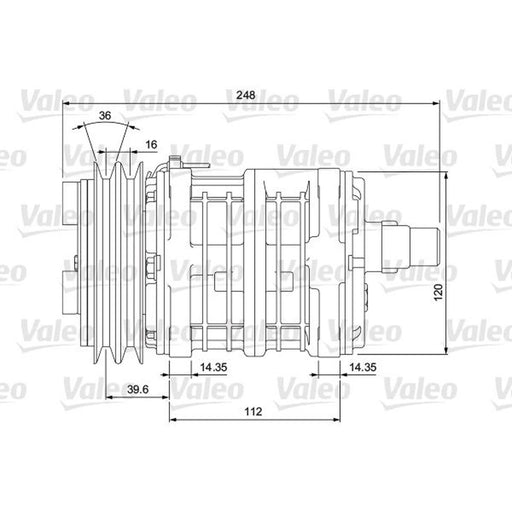 Valeo Air Conditioning Compressor 700857